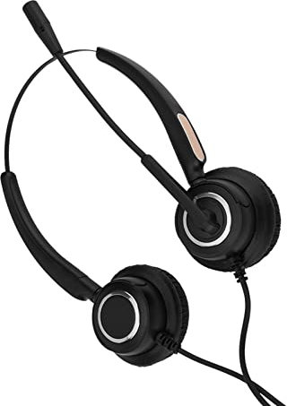 Casque USB Call Center,Casque USB pour Centre D'appels,Casque USB Call Center avec Microphone Antibruit,Port Confortable,Fonction Muet,Volume Réglable,Compatibilité Universelle