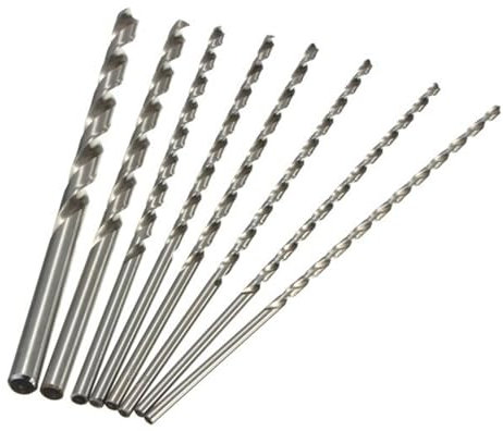 4 mm bis 10 mm Durchmesser, extra Langer HSS-Schlangenbohrer, gerader Schaft, 200 mm (Color : 8MM)