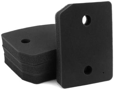 QWORK® 4 x Filter für Miele, 9164761, 207 x 157 x 30 mm, feine grobe Schwammfiltermatte, geeignet für verschiedene Miele-Trockner