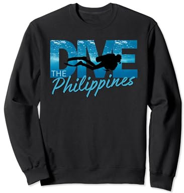 Tauchen Sie auf den Philippinen Tauchausflug Diver Tee Sweatshirt