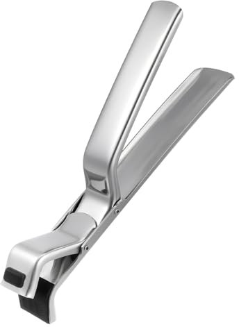 HOLIDYOYO Pinza Antiscottatura in Acciaio Inossidabile Per Piatti Caldi Clip Da Cucina Antiscivolo Per Ciotole Strumento Pratico E Portatile