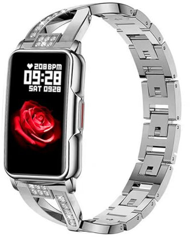findtime Smartwatch Damen Android iOS mit Benachrichtigung Golden Fitnessuhr Damen Fitness Tracker mit Schlafmonitor Aktivitätstracker Schrittzähler