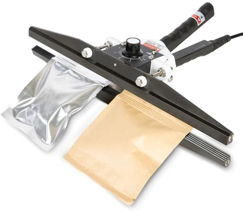 Portable Hand Held Heat Sealer Machine-R-PACK FKR-400, 16 Inches, For Foil Bag, Kraft Bag, Mylar Bags