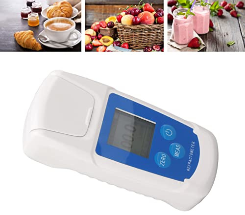 Rifrattometro Digitale, Misuratore Ad Alta Precisione 0‑55%, Rifrattometro, per la Misurazione del Contenuto di Zucchero di Bevande Alla Frutta