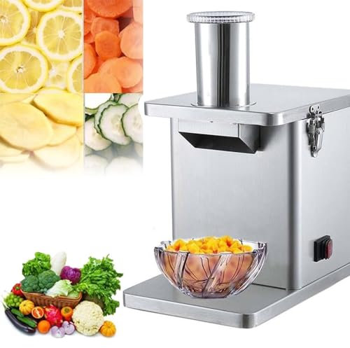 CraftNestUK Cortador eléctrico de verduras, zanahoria, patata, pepino, el cortador puede funcionar continuamente durante dos horas