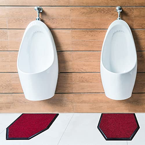 Lot de 2 tapis de sol pour urinoir lavables et absorbants avec désodorisation, antidérapant, réutilisable