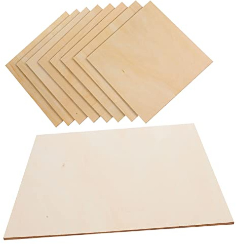 8pcs Blank Wood Slices Unfinished Wooden Cutouts for Crafts