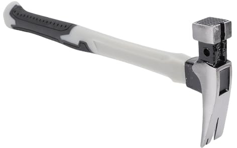 BONKZEBU Campinghammer, Leichter Karbonfaser-Magnet-Vierkantgriff, Ergonomischer Griff für Holzbearbeitung und Outdoor-Enthusiasten (13 Unzen)