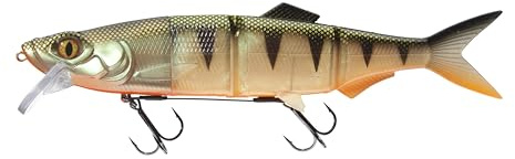 DAIWA Prorex Hybrid Swimbait 250, Hybrid Wobbler, 25 cm, UV Perche, Flottant, nage en Profondeur Moyenne, 15425-031