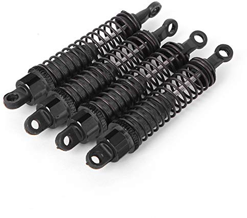 Jenivaint 80 Mm RC-Auto-StoßDämpfer, Vordere und Hintere Dämpfer aus Aluminiumlegierung mit 3 Farben, für RGT 136100 RC-Autos Im Maßstab 1:10 (Schwarz 68126BL)