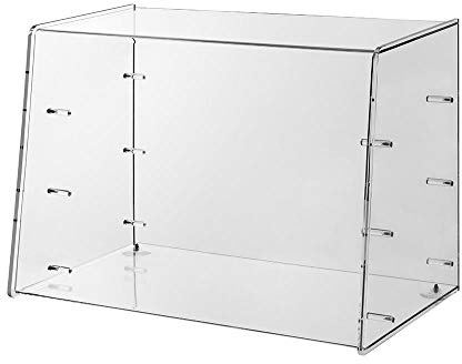 VKF-Renzel GmbH 3-Etagen Thekenaufsatz aus Acrylglas - Hustenschutz - Niesschutz - Thekenabdeckhaube - Thekenhaube - Verkaufshilfe - passend für 3 Backbleche