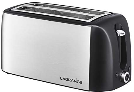 LAGRANGE Grille-pane, 1400 W Due vani extra lunghi e larghi