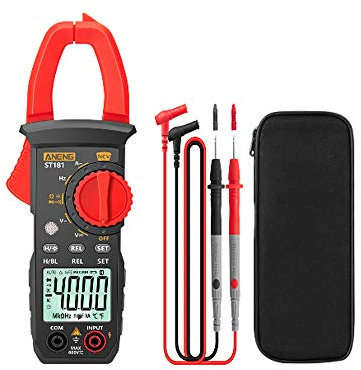 ST181 pince ampèremétrique numérique courant DC/AC 4000 comptes multimètre ampèremètre testeur de tension ampèremètre de voiture Hz capacité NCV Ohm Test