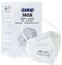 GIKO FFP2 Masks Pack of 50 FFP2 Respirator Mask FFP 2 Disposable Dust Masks 5-Layer Protective Face Masks, White