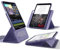 ESR Cover per iPad Pro 13 Pollici (2024, 7a Generazione), Girevole con Custodia Magnetica Rimovibile, Supporto Regolabile in Verticale/Orizzontale con Schermo Rialzato, 9 Angoli, Serie Shift, Viola
