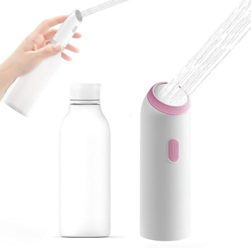 Mini bidet, bidet de voyage électrique portable, bidet de poche rechargeable par USB avec bouteille, bidet de voyage étanche IPX7 pour toilettes, pulvérisateur de bidet pour le nettoyage personnel (ro
