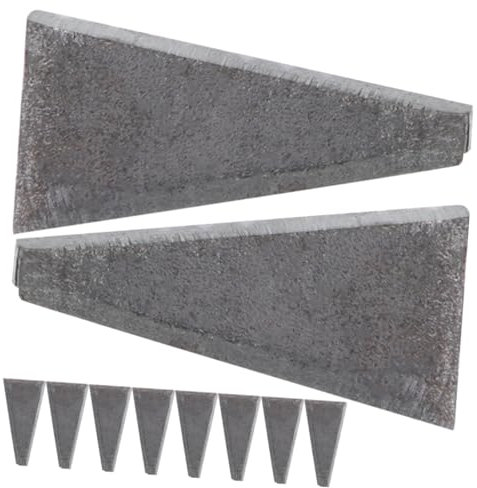 Veemoon 10pcs Carbon Steel Axe Fixing Wedges Hammer Wedge Tool Small Size Axe Handle Installation Accessories Outdoor Wood Handle Repair