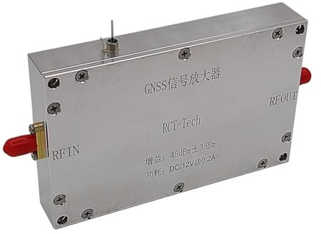 Kueohse Amplificatore del Ripetitore del Segnale Satellitare con Alto Guadagno A Doppia Banda 45dbm per Una Copertura di Navigazione