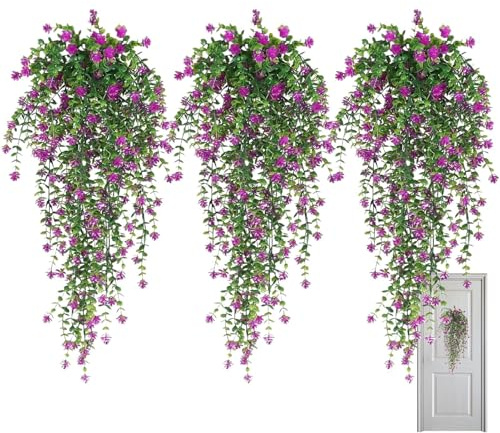 Hiedra Artificial Enredadera Falsa Decorativa Adorable para Interior