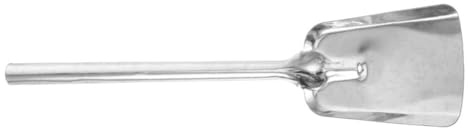 ARTSEWPLY Pelle à Cendres en Fonte Épaisse avec Manche Long Pelle à Charbon Multifonction pour Cheminée et Barbecue Outil de Nettoyage pour Poêle et Jardin Robuste Capacité Élevée