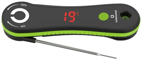 Outdoorchef Easy Check Quick digitales Grillthermometer - schnelles Einstechthermometer mit LCD, BBQ Fleischthermometer für Grill, Ofen & Küche - präzise Temperaturmessung
