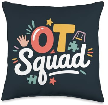 Team Occupational Therapy Squad OT Therapist Crew Throw Pillow