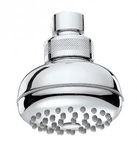 Bossini Serie I00070 Soffione Gommina autopulente con snodo 1/2 F