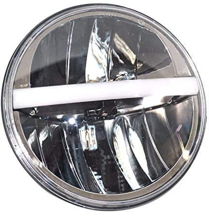 SXMA 2pcs 7 Runde LED Scheinwerfer E-MARK genehmigt LED mit DRL Blinker 6000K Hallo/Lo Strahl Scheinwerfer leuchtet für Wrangler JK 97-17 HL226