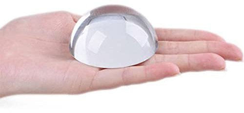 60mm 70mm 10pcs Clear k9 Crystal Half Ball Glass Dome Paperweight for Figurine DIY Making Decor-Clear_70mm 10pcs