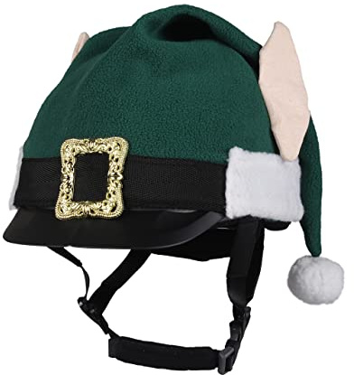 Reithelmüberzug Reithelmabdeckung Weihnachten Rudolf und Elf ARBO-INOX®
