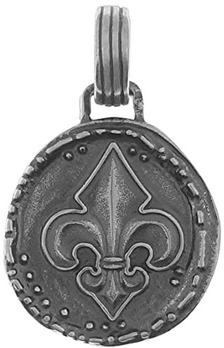 Lolita-Bling Pendentif Fleur de Lys en Argent 925 - Neuf - Homme