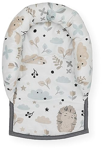 OLO Baby Universal Infant Baby Toddler car seat Stroller Head Support Pillow Cotton (Hedgehog Brown)