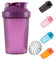 KANGSIT Protein Shaker Bottle 400ml, with Wire Mixing Ball, Leak-Proof, BPA Free, Perfect for Mixing Powdered Shakes, Dishwasher Safe