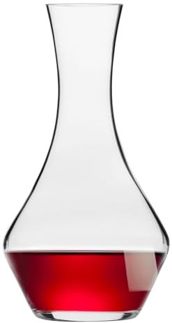 KROSNO Caraffa per vino | 750 ML | fatta a mano | perfetta per casa, ristoranti, feste ed eventi | Vetro Crystalline | Senza piombo