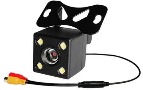 Telecamera Posteriore Telecamera Per Retromarcia Per Auto Con Visione Notturna, Telecamera 4, 8, 12 LED Immagine Full HD Ampio Angolo Visione Universale Per Mini Auto Telecamera Retromarcia