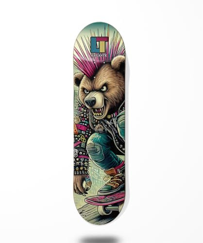 Legante Skateboard Skateboard Deck - Bearpunk 8.125