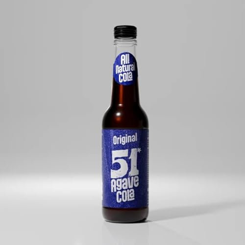 51 Agave Cola | Different Flavours | ORIGINAL-CHERRY-SPICED-TROPICAL | Naturally Sweetened | Gluten-Free | 12 PACK by LuckyBoy SAKA