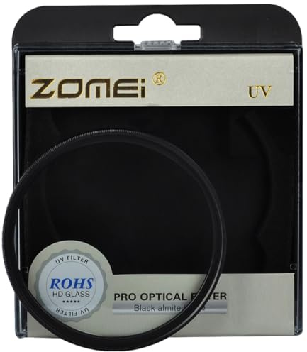 Filtre UV 55 mm pour objectif d'appareil photo Nikon, Sony, Olympus, Pentax, Tamron, Sigma et autres appareils photo reflex numériques
