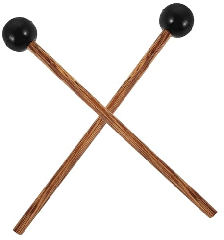 Gatuida 2 Stück Tenortrommeln Schlägel mit Ergonomischem Griff Vielseitig Einsetzbar für Schule und Zuhause Schlagzeugstöcke für Stahlzungentrommeln