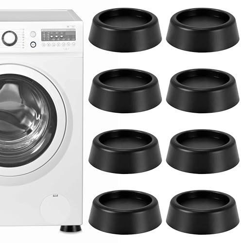8 Pcs Rubber Feet Washing Machine Stabilisers Anti Vibration Pads | Non Slip Pads Anti Vibration Feet Dryer Washing Machine Feet Pad for Washing Machine & Dryer