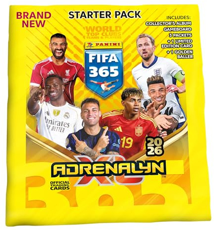Panini FIFA 365 Adrenalyn XL - Tarjetas coleccionables - Paquete de inicio