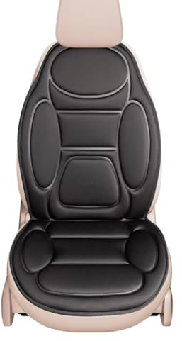 IUKMRT Coprisedili Universali Copri Sedile Auto Coprisedili Riscaldati Invernali Universali 12 V Per Auto Riscaldamento Rapido Cuscino Tessuto Riscaldante Protezione Tutte(1PCS Black)
