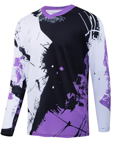 Hotlion Barn mountainbike jersey ungdom långärmad cykeltröja 4-14 år motocross tröjor pojkar flickor off-road racewear, 254cu9023z, 12 år