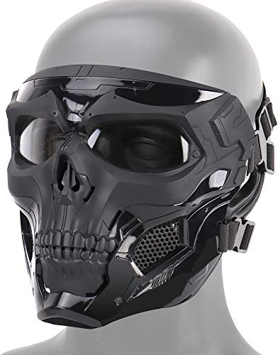 Halloween Sch?del Masken Airsoft Vollgesichtsschutzmasken Cs Krieg Spiel BB Gun Skeleton Masken Party Cosplay Maske Filmrequisiten