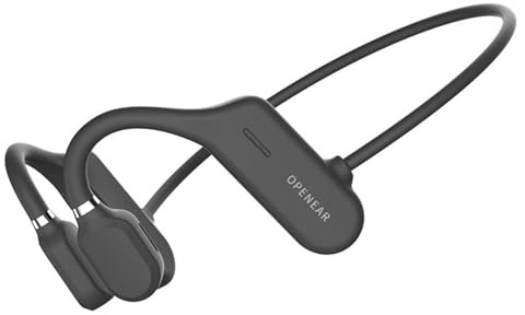 Open Ear Wireless Sports Headphones, Bluetooth 5.0 Waterproof Sweatproof Headset with Mic for Sport Jogging Running Driving Cycling Hiking Indoor and Outdoor Use