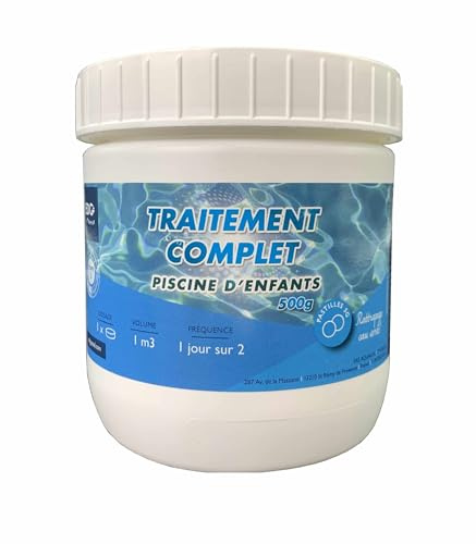 EDG by AQUALUX INTERNATIONAL Traitement Complet Piscine Enfants (100 pastilles 5g) - Effet Immédiat - Spécial pour Mini Piscines Gonflables Tubulaires Autoportantes