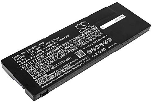 TCTK Laptop Akkus 4400mAh Kompatibel mit [Sony] PCG-41215L, PCG-41216L, PCG-41216W, PCG-41217, PCG-41217L, VAIO SVS13112EGB, VAIO SVS13112EHW, SVS13112ENB, SVS13113FW, SVS13115GGB, SVS13115GNB, SVS13