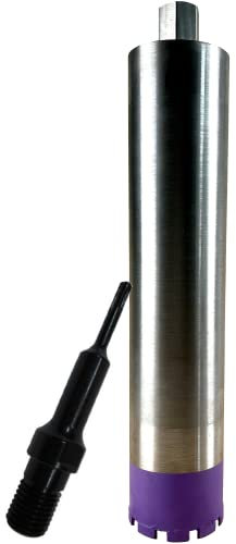 BoDi-TOOLS Corona de perforación de diamante de 1 1/4 pulgadas, longitud útil 400 mm, broca para hormigón | diámetro de 42 mm y adaptador SDS Plus