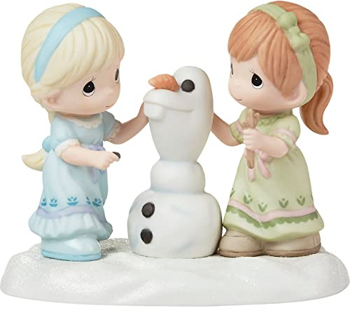 Precious Moments 222025 Disney Showcase Frozen Building A Snowman is Better with You Disney Frozen Bisque Porcelain Figurine