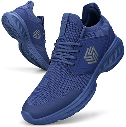 Giniros Zapatillas Running Hombre Casual Gimnasio Fitness Atlético | Zapatos Deporte Correr Jogging Caminar Bambas Deportivas Trekking Tenis Asfalto Ligeros Transpirables Trabajo Sneakers